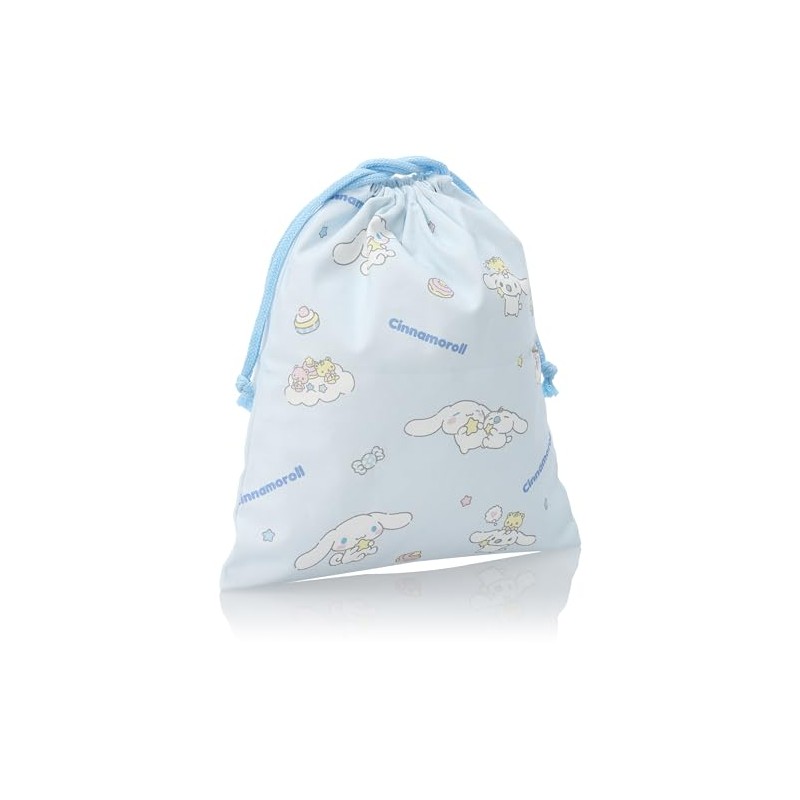 Cinnamoroll HCN3900 Drawstring Bag, M, For Kids, saxon blue