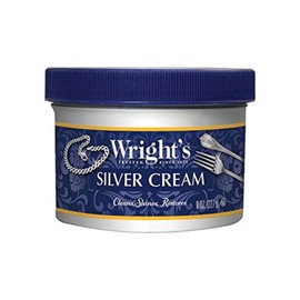 Wright's Wright's Silver Cleaner and Polish Cream - 8 Ounce - Ammonia Free - Gently Clean and Remove Tarnish Without Scratching