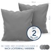 Dreamzie - Set of 2 Pillowcases - Anthracite Grey -