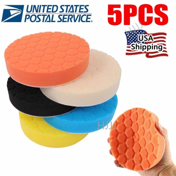 Unbranded Polishing Pad 6 inch Car Foam Buffer Polisher Waxing