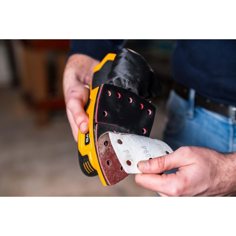 BATAVIA 12V MOUSE SANDER 90 X 90 MM (BARE)