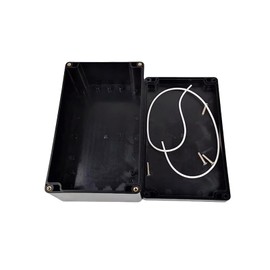 Eruceky Pack of 2 Electronic Junction Box, Project Box, Electronic, ABS Empty Casing, Plastic, Small for Wet Rooms, Electric Box