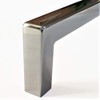 French Furniture Fittings Polished Chrome Kitchen Cabinet D Pull Handles