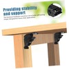 Tofficu 4pcs Folding Leg Hinges with Self Locking Mechanism Heavy