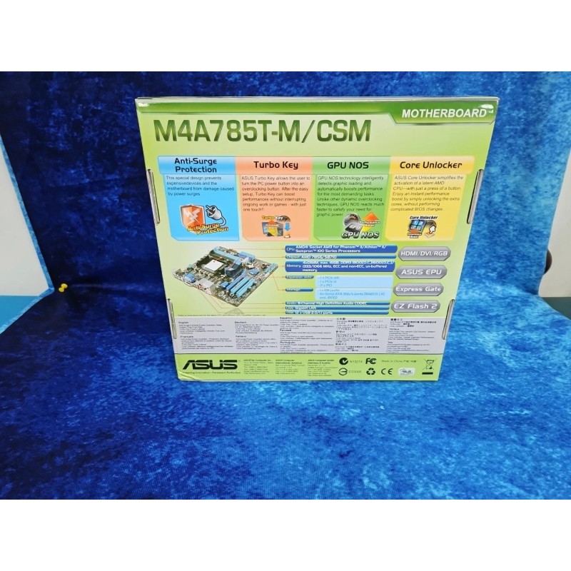 AMD ASUS M4A785T-M/CSM, Socket AM3, AMD Motherboard