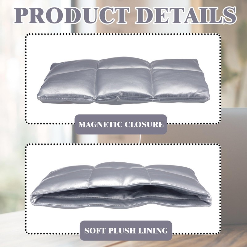 Saysurey Puffy Laptop Sleeve Case 13 Inch 14 Inch, Quilted