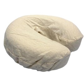 Deluxe Flannel Massage Face Rest Cover Cozies, Includes 4pcs (Natural (Light Brown))