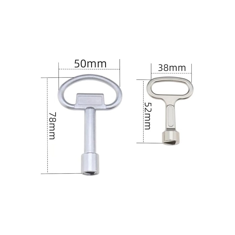 Create idea 5PCS Utility Keys Set Plumber Key Wrench Tool