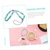 Operitacx Delicate Beaded Phone Lanyard Creative Decorative Phone Rope for