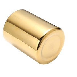 SHOWERORO Stainless Fountain Pen Holder Stationery Holder Pen Pencil Holder Stationery Storage Holder Pencil Container Pen Container Makeup Tools Organizer Golden Stainless Steel