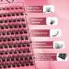 AIWEITA Eyelash Clusters, 120 Pieces, DIY Eyelashes, Individual Cluster Lashes,