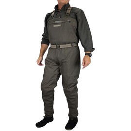 STONEFLY Breathable Fishing Chest Waders - Color: ELK, Size: MD