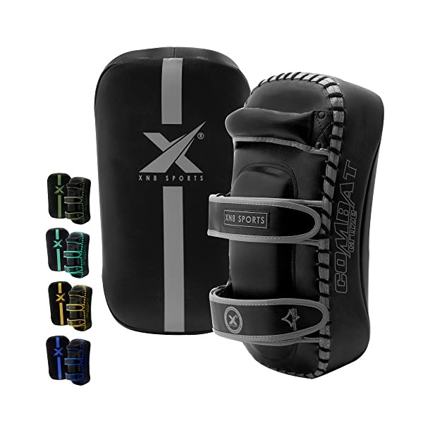 XN8 Muay Thai Pads Strike Shield Kickboxing Curved For MMA-Boxing-Martial