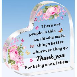 TTOVEN Thank You Gifts for Women Leaving Gifts Never Underestimate the Difference New Job Plaque