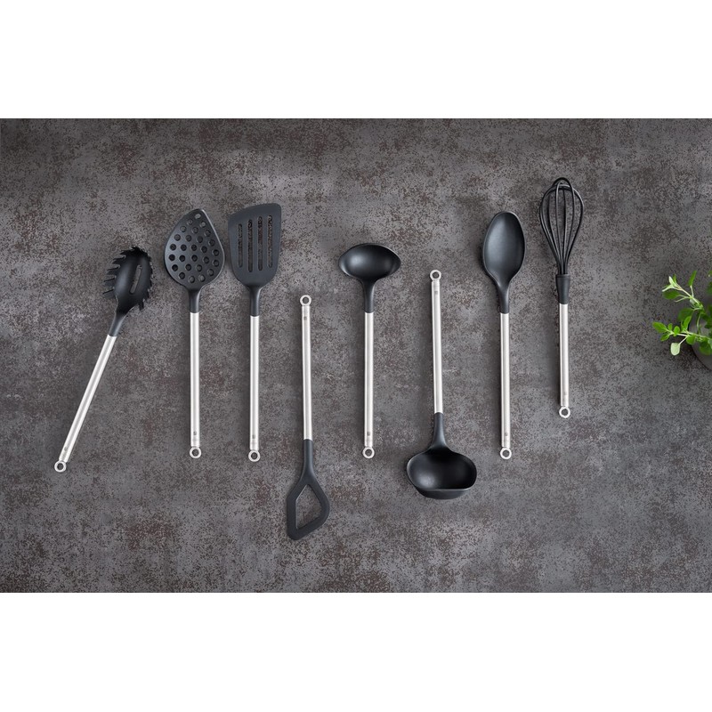 RÖSLE Basic Line Ladle with Round Handle and Hanging Eyelet,