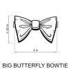 Camellucci Men's Self tied Bow Tie Maroon Silk Butterfly Bowtie