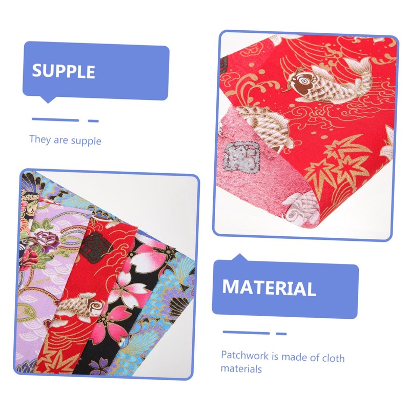 CORHAD DIY Sewing Fabric 30 Sheets of Checkered Quilting Fabric