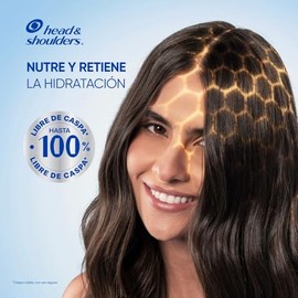 Head  Shoulders Shampoo Anti-Resequedad Nutrición Diaria, Miel Aceites y Esenciales 375 ml                                                            