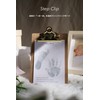 Moon Card Hand Paw Shape Clipboard Baby Stamp (Gold)
