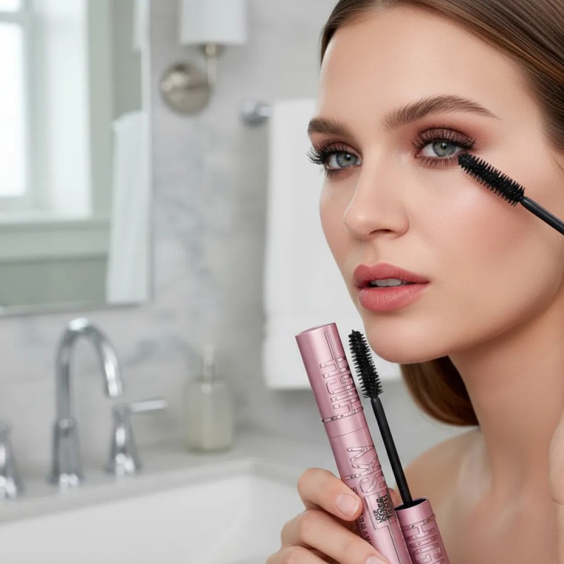 Mascara Para Pestañas Sky High Waterproof Maybelline 3 Pzas Blackest