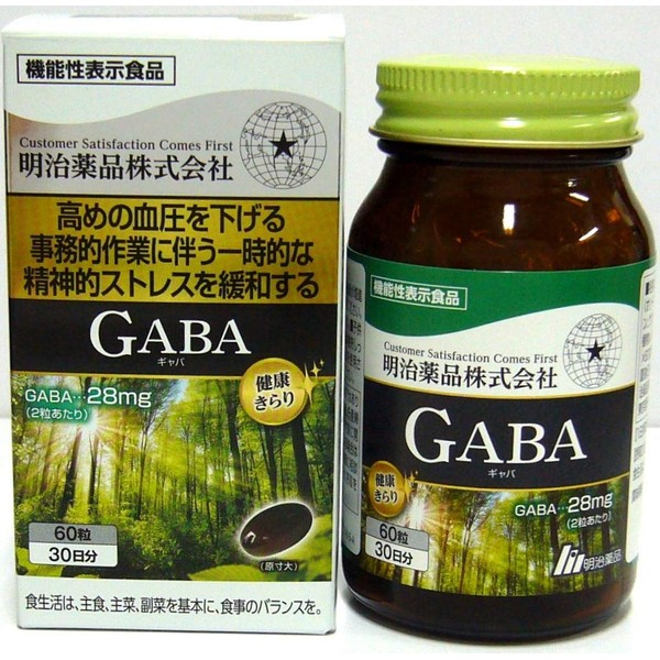 Meiji Chemical Health Kirari GABA 60 Tablets Food with Functional Claims