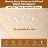 Pool Solar Reel Cover, 16 Ft Waterproof Swimming Pool Blanket