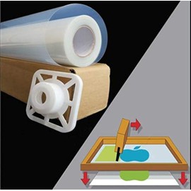 Silk Screen Printing Film 17"x100ft. Roll Waterproof Inkjet Transparent Film