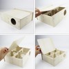 Amonk Multi-Chamber Hamster House Wooden Secret Peep Shed and Explore