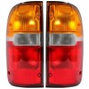 HECASA Tail Light Compatible with 1995-2000 Toyota Tacoma Pair Signal