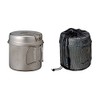 Snow Peak Titanium Trek Cook Set, Ultralight & Compact for