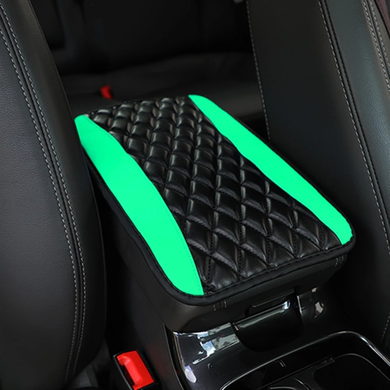 Car Armrest Cushion for Center Console – PU Leather Anti-Scratch