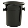 Black Plastic Standard Wine Spittoon With Funnel - 2 Litre