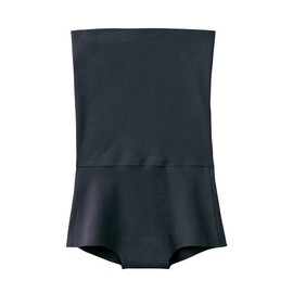 Gunze KL9768 Women's 1/4 Length High Waist Shorts Kireilabo Warming Body Comfort, New Black