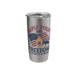 51st State Of USA Funny Trump Quote Canada 51st State Of USA Stainless Steel Insulated Tumbler