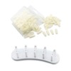 KADS 1set Nail Practice Stand Nail Training Holder + 100pcs