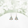 VENACOLY Christmas Tree Earrings 925 Sterling Silver Christmas Tree Dangle