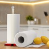 Relaxdays Standing Kitchen Roll Holder, Stainless Steel, Paper Roll Holder