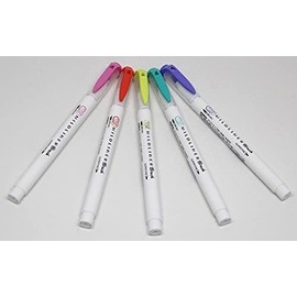 Zebra Pen Zebra Brush DBL END ASST Color, Assorted Refresh