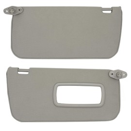 CRAZYPARTS Driver & Passenger Side Sun Visor Compatible with Nissan Frontier Xterra 2000-2004 Sun Shade Replacement 96401-7Z803 96400-7Z803 Color: Gray