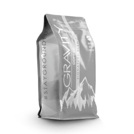 Gravity Coffee, Signature Decaf Blend (Medium Roast) 12oz Bag of Whole Beans, Notes of Hazelnut and Chocolate, Bold and Smooth Flavor Decaffeinated Coffee