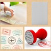 4 Pack A4 Rubber Stamp Sheets for Artistic Stamp Creations,