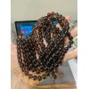 RAYON Champagne Brown Smoky Quartz Bead Bracelet Men Stretch 10mm
