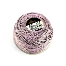 DMC Cotton Perle Thread Size 8 3042 - per 10 gram ball