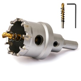 Josaton 38mm TCT Carbide Hole Saw Heavy Duty Hole Cutter Drill Bit for Stainless Steel, Metal, Alloy, Copper