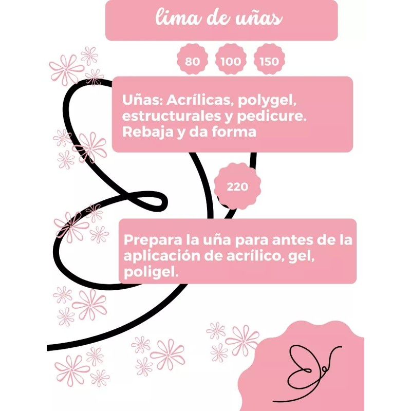 Miss Cherry Lima De Uñas Manicure Uñas Acrilicas Esculturales Naturales