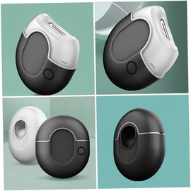 PACKOVE 1 Set Portable Nail File Convenient Electric Nail Trimmer for Easy Grooming USB Rechargeable for Home Use and Travel Black