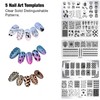 SAGEBIO Christmas Nail Stamping Kit – Silicone Nail Art Stamper
