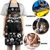 JNIAP Pitbull Kitchen Apron Pitbull Cooking Apron Pitbull Mom Gift