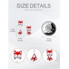 Flpruy Fox Stud Earrings for Women 925 Sterling Silver Fox