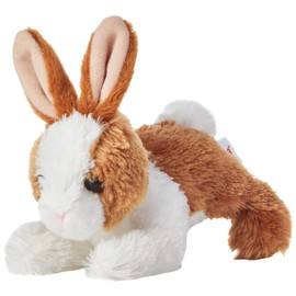 Aurora World 73902.0 Mini Flopsie Bunny Plush Toy (Brown/White)
